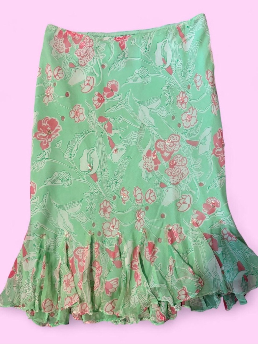 Silk skirt set - Picture 3 of 5